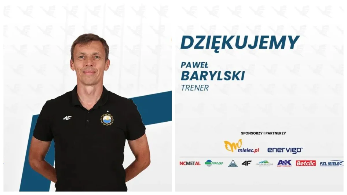 PKO BP Ekstraklasa. Trener Paweł Barylski zakończył współpracę z FKS Stal Mielec - Zdjęcie główne