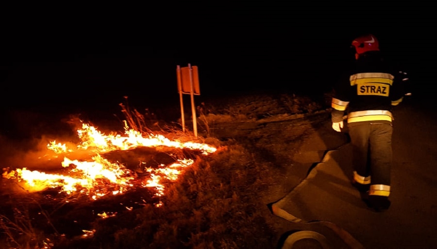 Seria pożarów traw i nieużytków rolnych w całym regionie! [VIDEO] - Zdjęcie główne