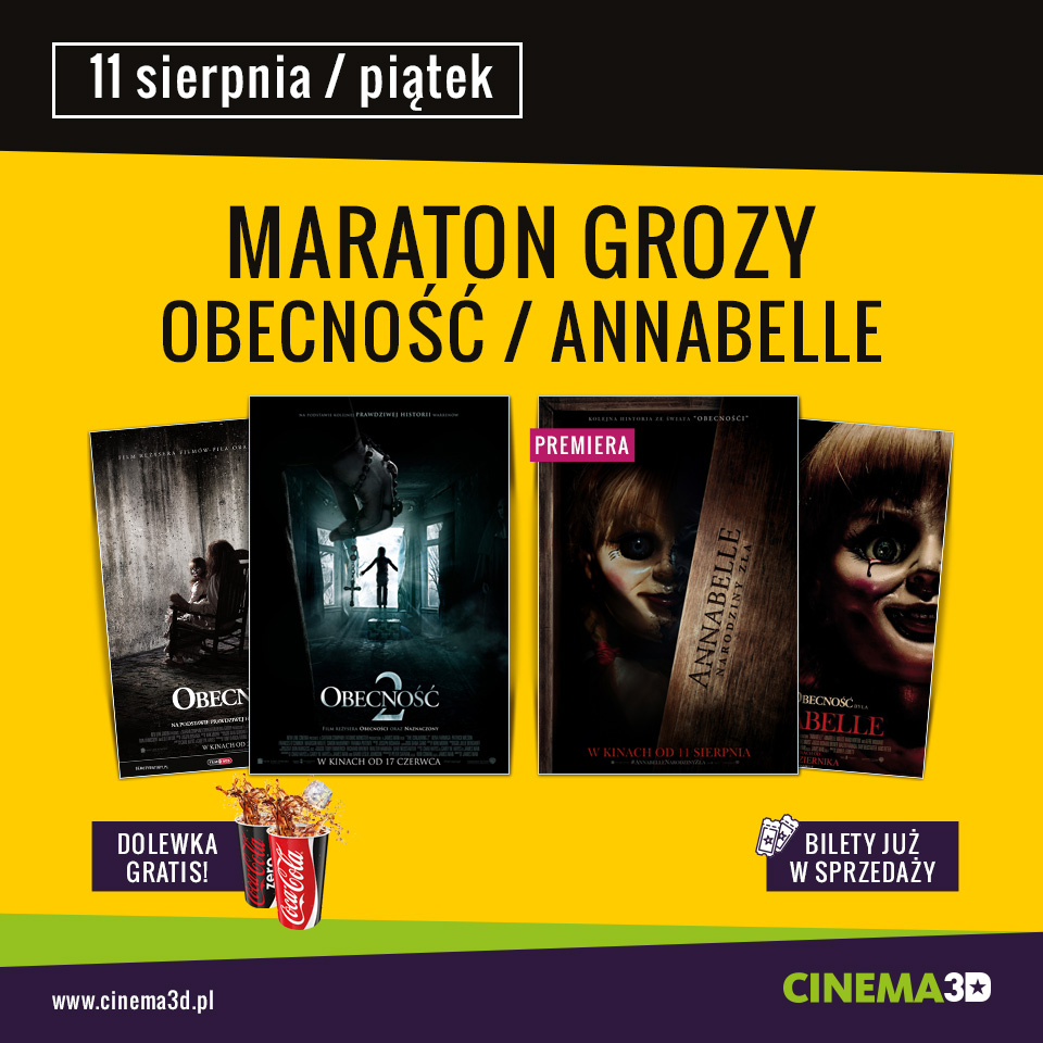 Maraton Grozy w CINEMA3D - Zdjęcie główne