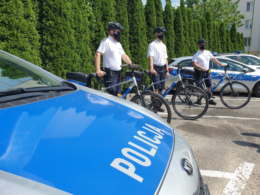 Mieleccy policjanci na rowerach! Tak teraz będą patrolować miasto - Zdjęcie główne