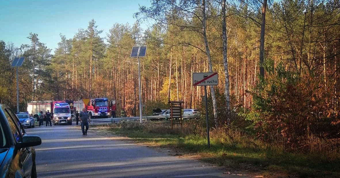  Zderzenie trzech pojazdów. Droga Mielec - Kolbuszowa częściowo zablokowana - Zdjęcie główne