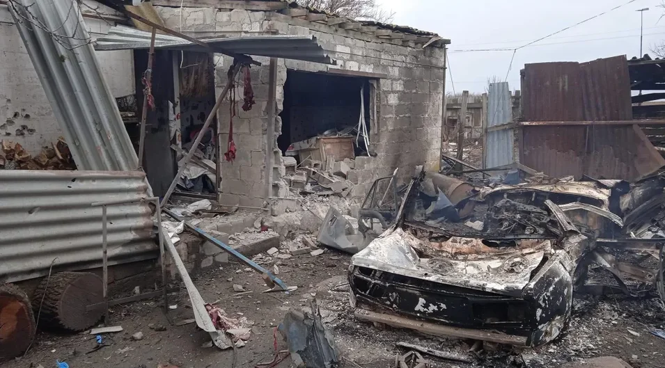 Wojna na Ukrainie. Zniszczone miasto po rosyjskim ataku [WIDEO] - Zdjęcie główne
