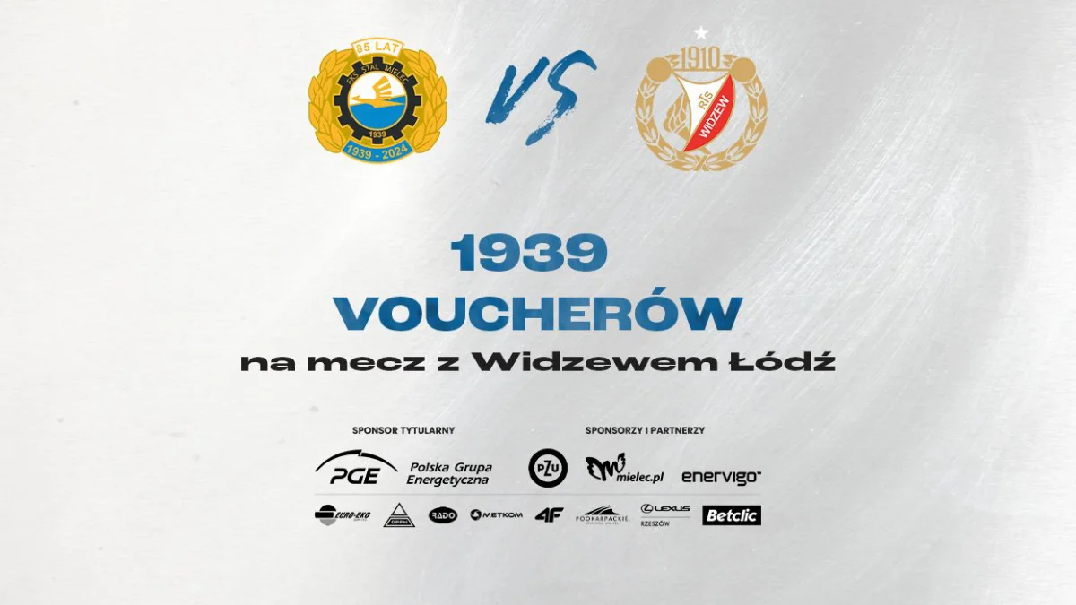 1939 darmowych voucherów na mecz PGE FKS Stal Mielec z Widzewem Łódź - Zdjęcie główne