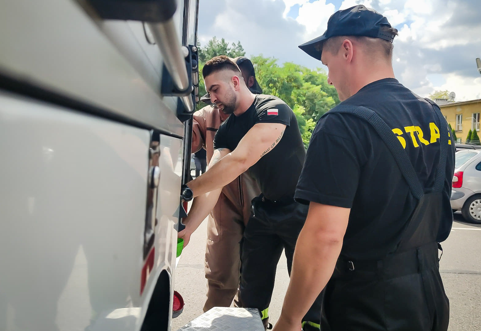 Interwencja Straży Pożarnej przy ul. Chopina [FOTO, VIDEO] - Zdjęcie główne