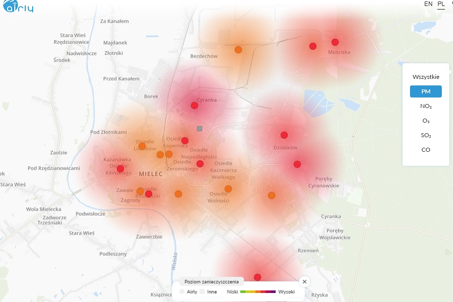 Smog w całym Mielcu! - Zdjęcie główne