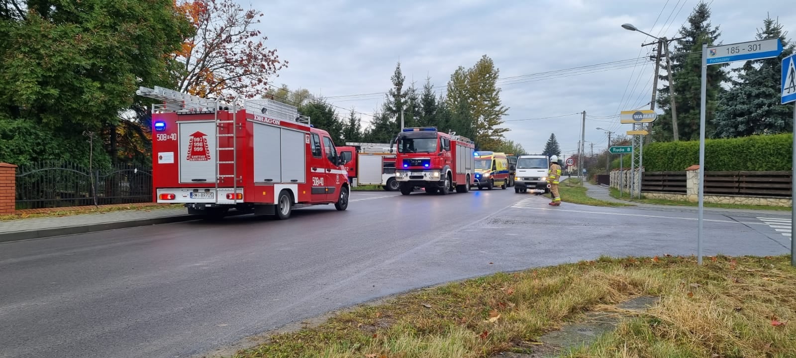 Wypadek w Podleszanach. Rowerzysta trafił do szpitala - Zdjęcie główne