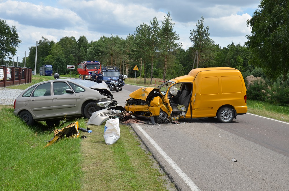 [PILNE] Wypadek w Dulczy. Nie żyje kierowca - Zdjęcie główne