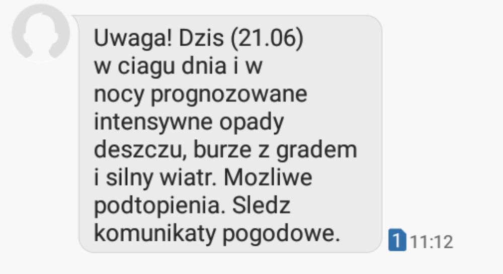 IMGW ostrzega: Burze i intensywne ulewy! - Zdjęcie główne