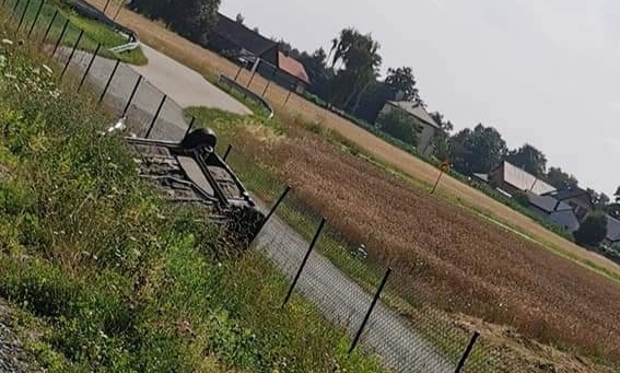 Zderzenie dwóch samochodów w miejscowości Babicha