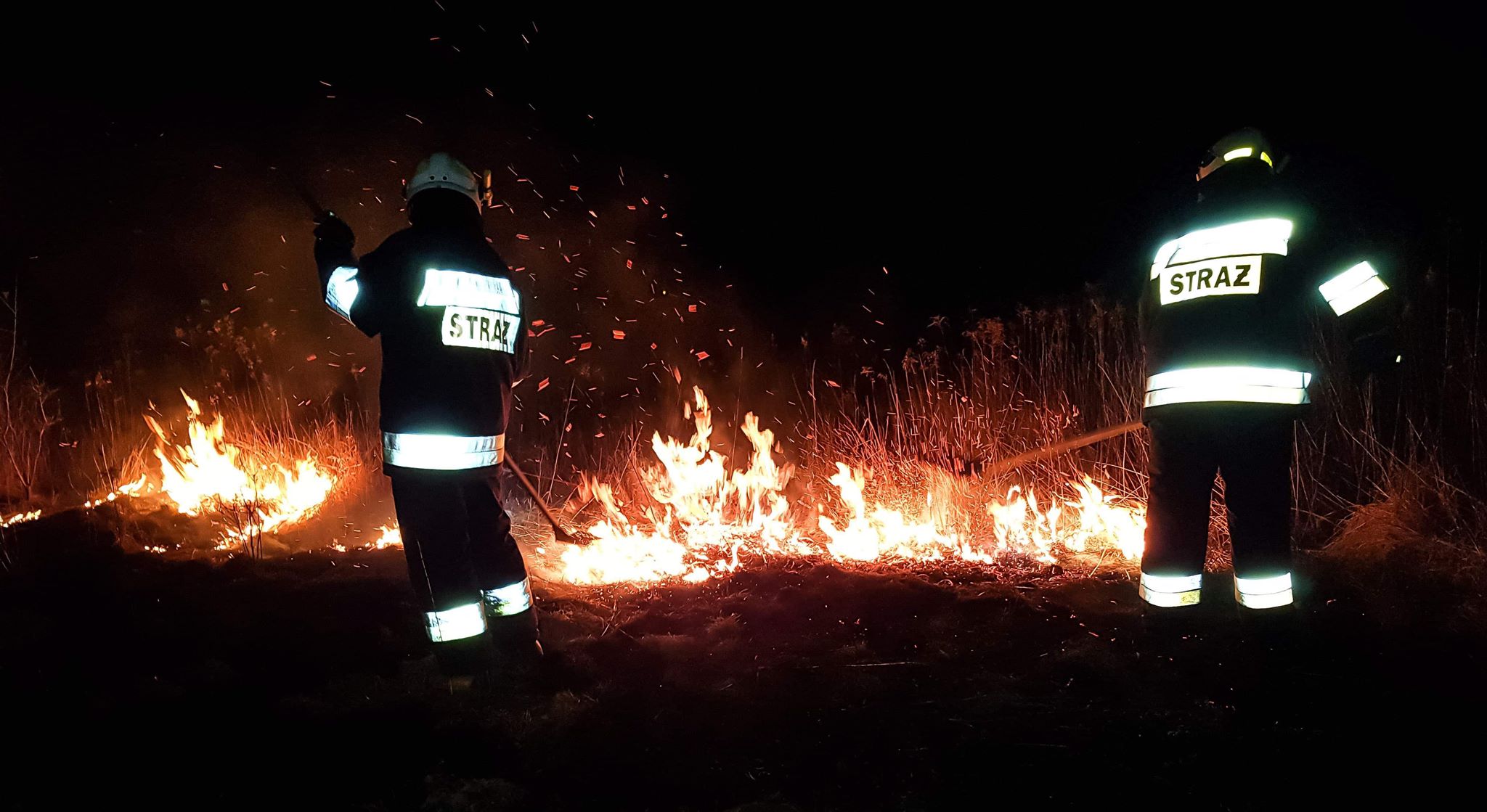 Strażacy gaszą pożar suchej trawy! - Zdjęcie główne