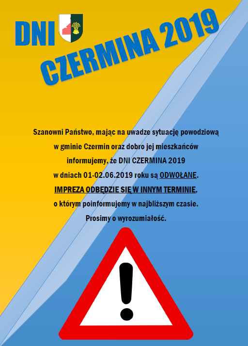 Dni Czermina 2019 odwołane! - Zdjęcie główne