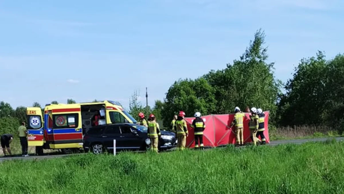 Wypadek śmiertelny na drodze relacji Mielec-Tarnów - Zdjęcie główne