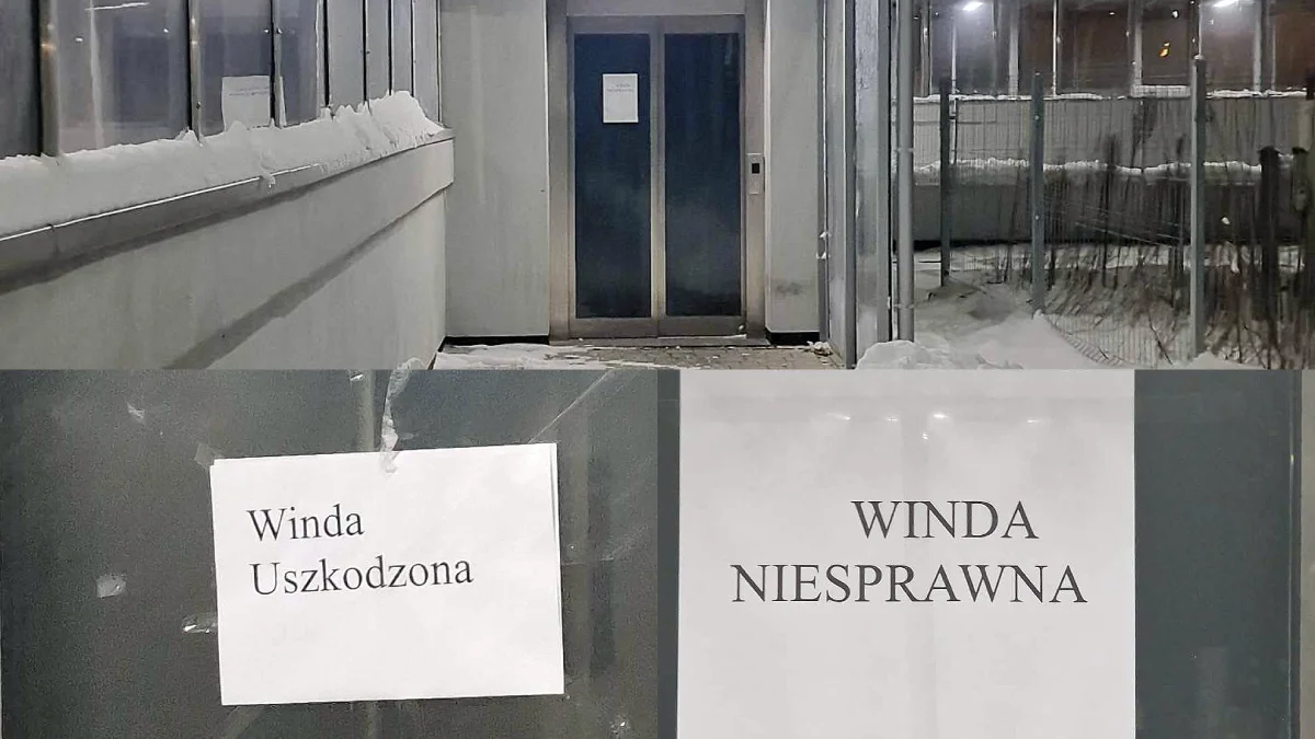 Wiecznie niedziałające windy przy przejściu podziemnym na mieleckim dworcu? - Zdjęcie główne