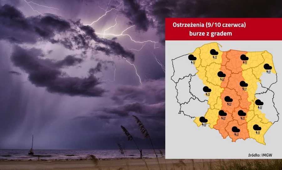 Będzie dziś padać! Jest ostrzeżenie IMGW - Zdjęcie główne