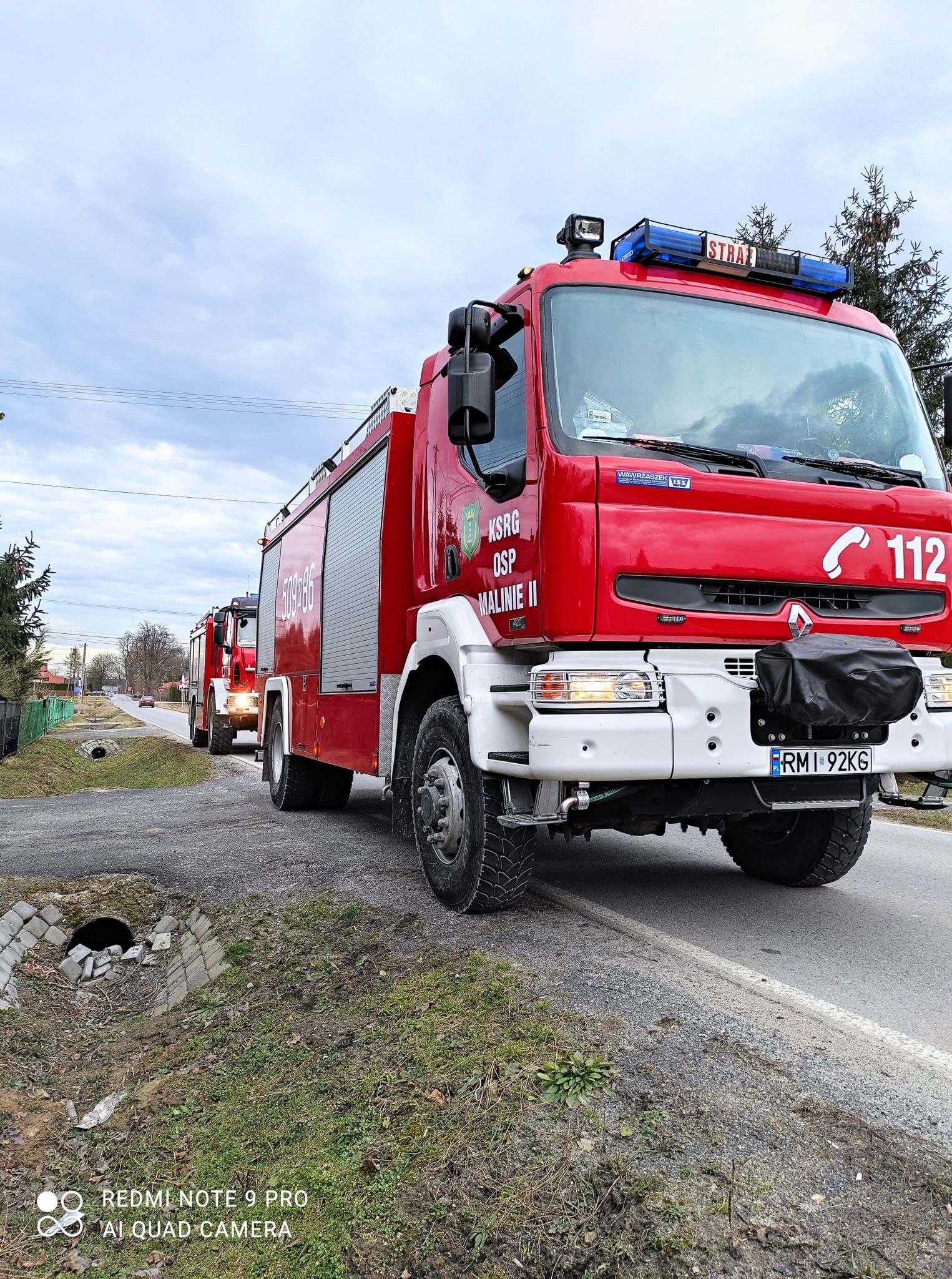 Interwencja straży pożarnej w Maliniu [ZDJĘCIA] - Zdjęcie główne