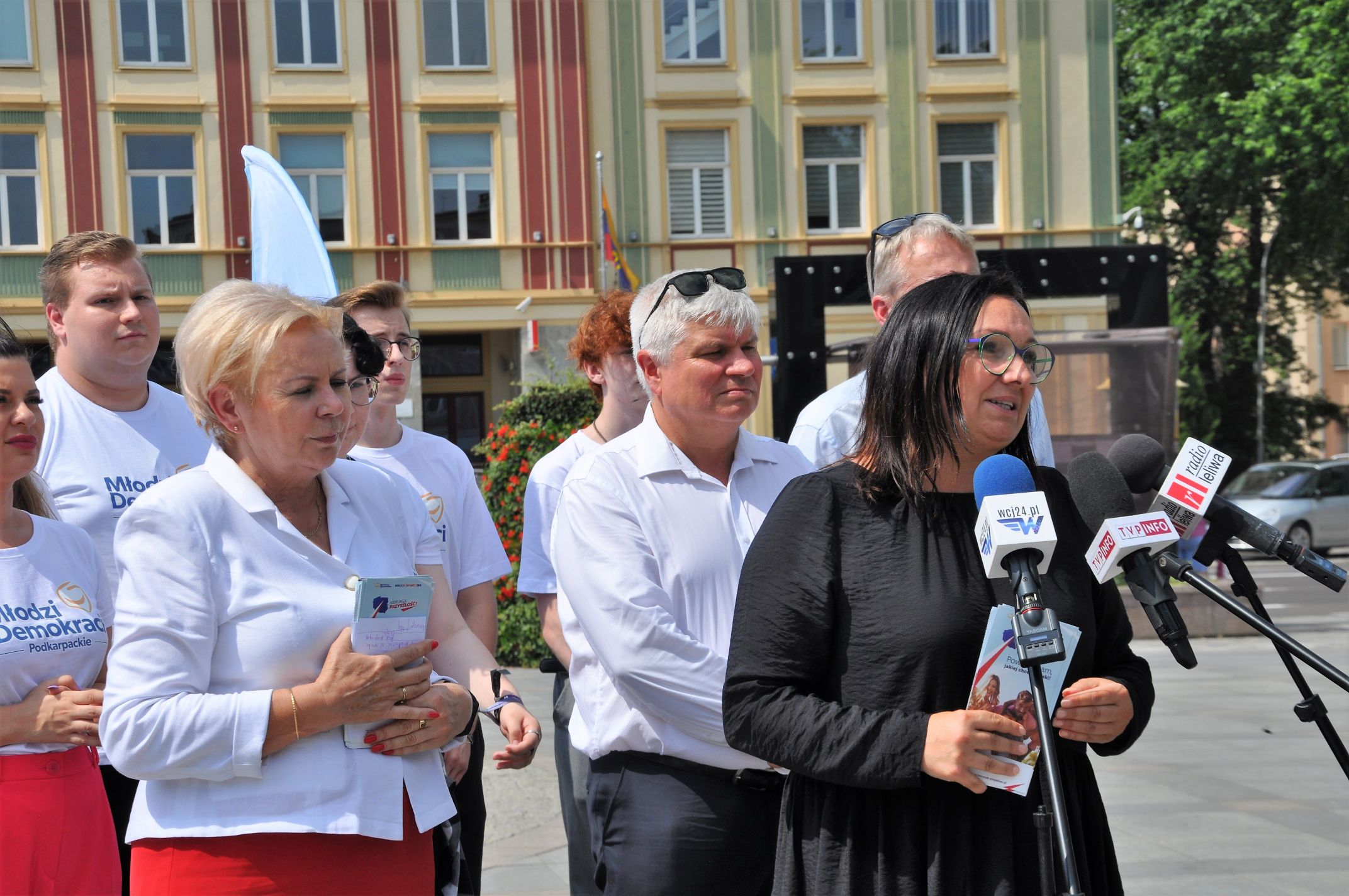 Posłowie Koalicji Obywatelskiej w Mielcu