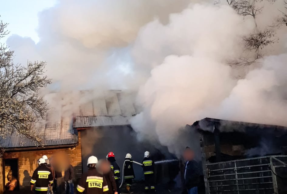 Z ostatniej chwili! Pożar stodoły [FOTO] - Zdjęcie główne