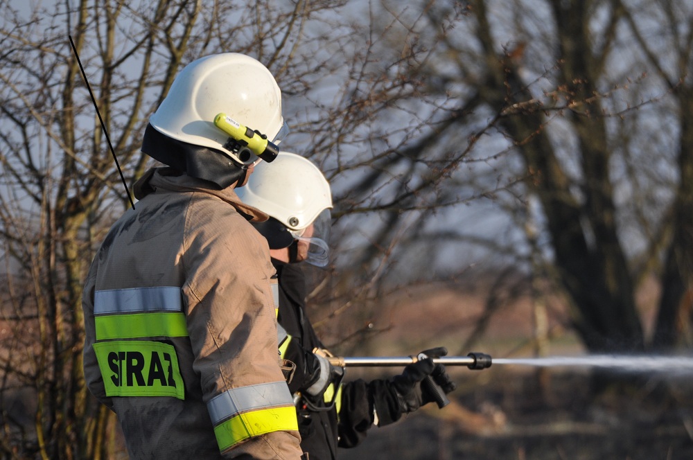 Pierwszy pożar trawy w tym roku - Zdjęcie główne