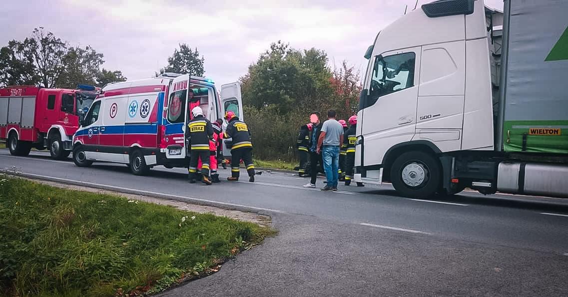 Wypadek na drodze Mielec - Radomyśl Wielki - Zdjęcie główne