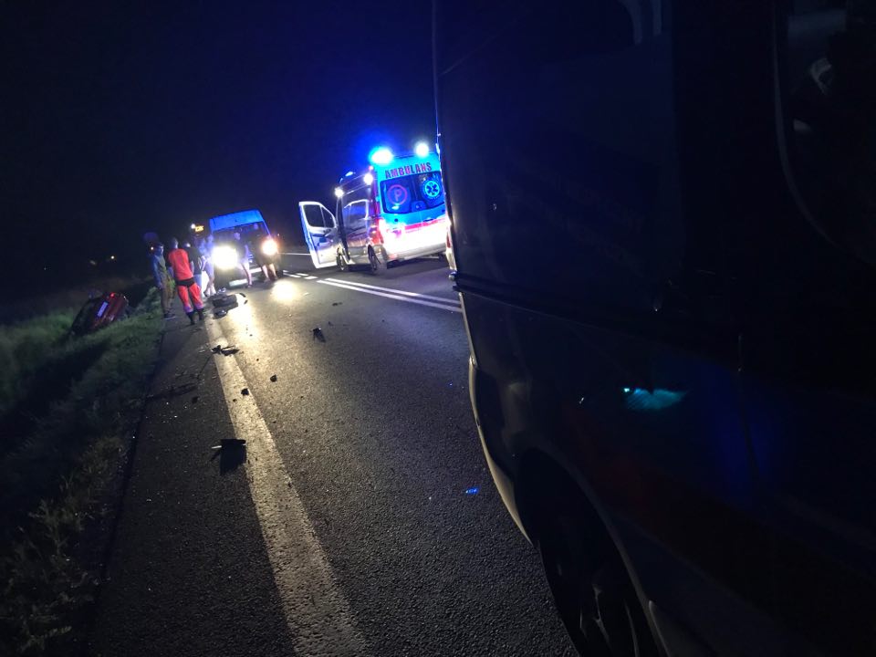 Wypadek na drodze Mielec - Dębica. 2 osoby ranne! - Zdjęcie główne