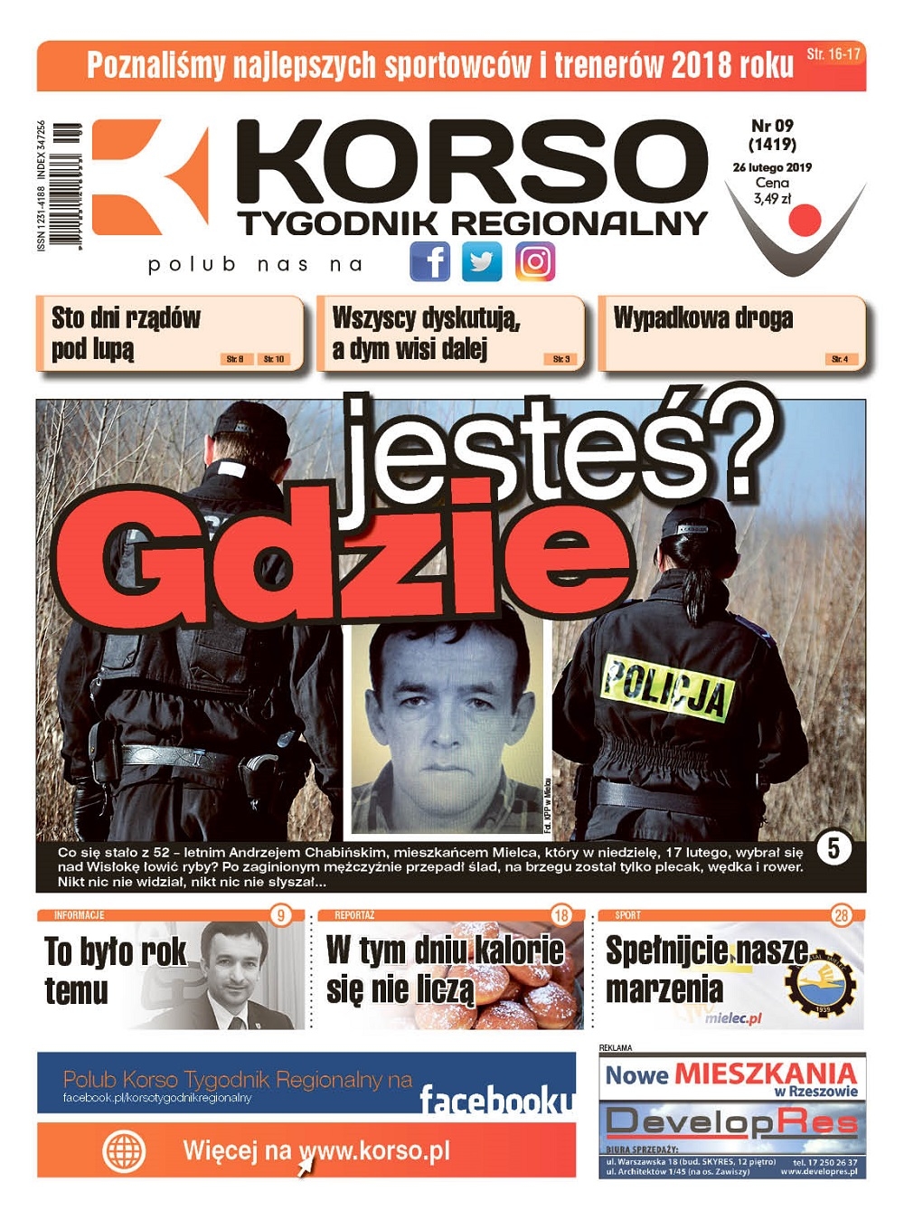 Tygodnik Regionalny Korso nr 9 /2019 - Zdjęcie główne