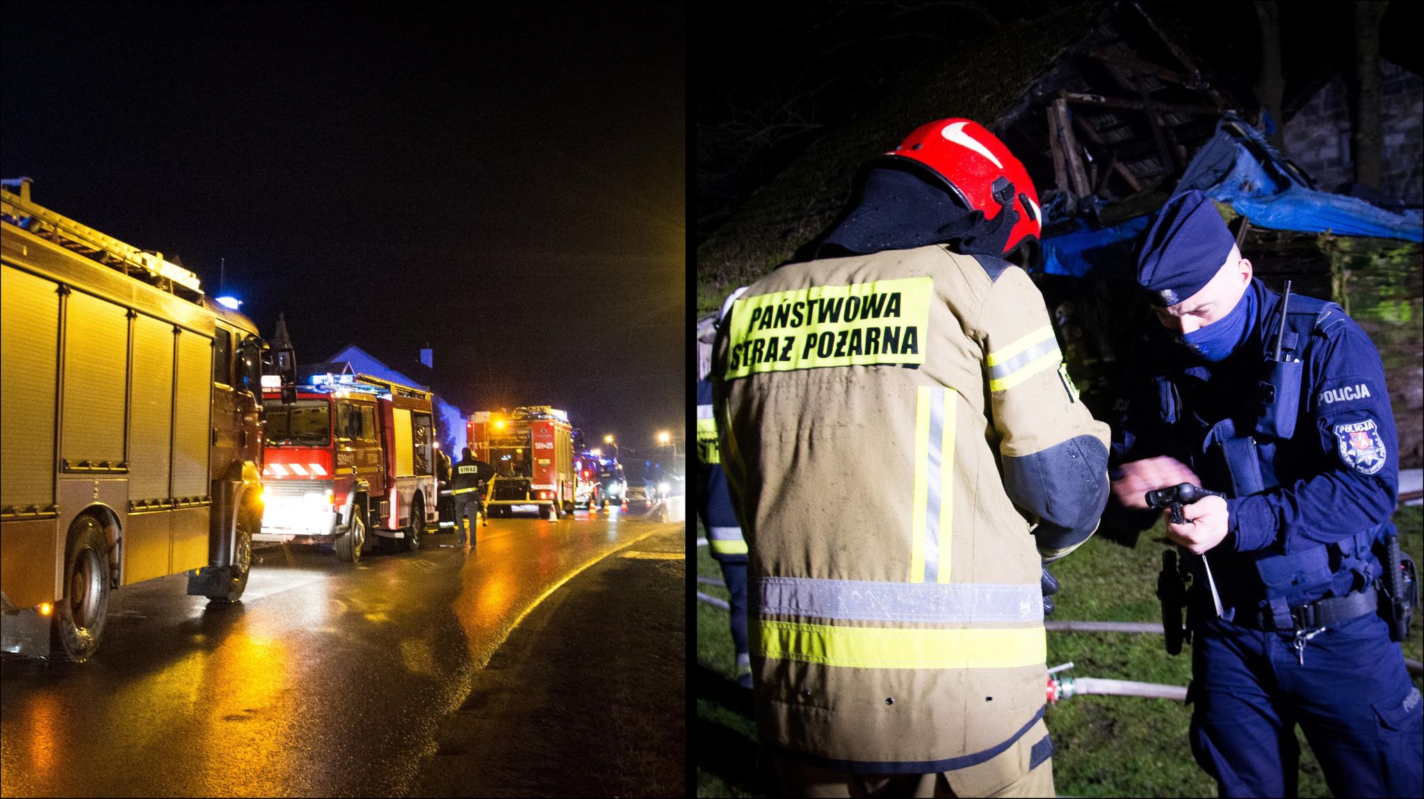 Nocny pożar w Woli Mieleckiej [FOTO] - Zdjęcie główne