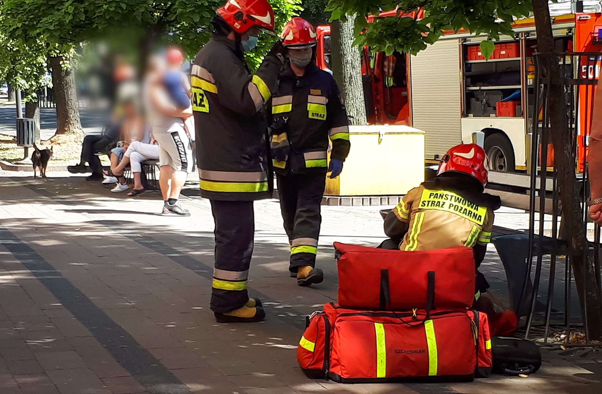 Nie było karetki, więc wysłano strażaków [FOTO, VIDEO] - Zdjęcie główne