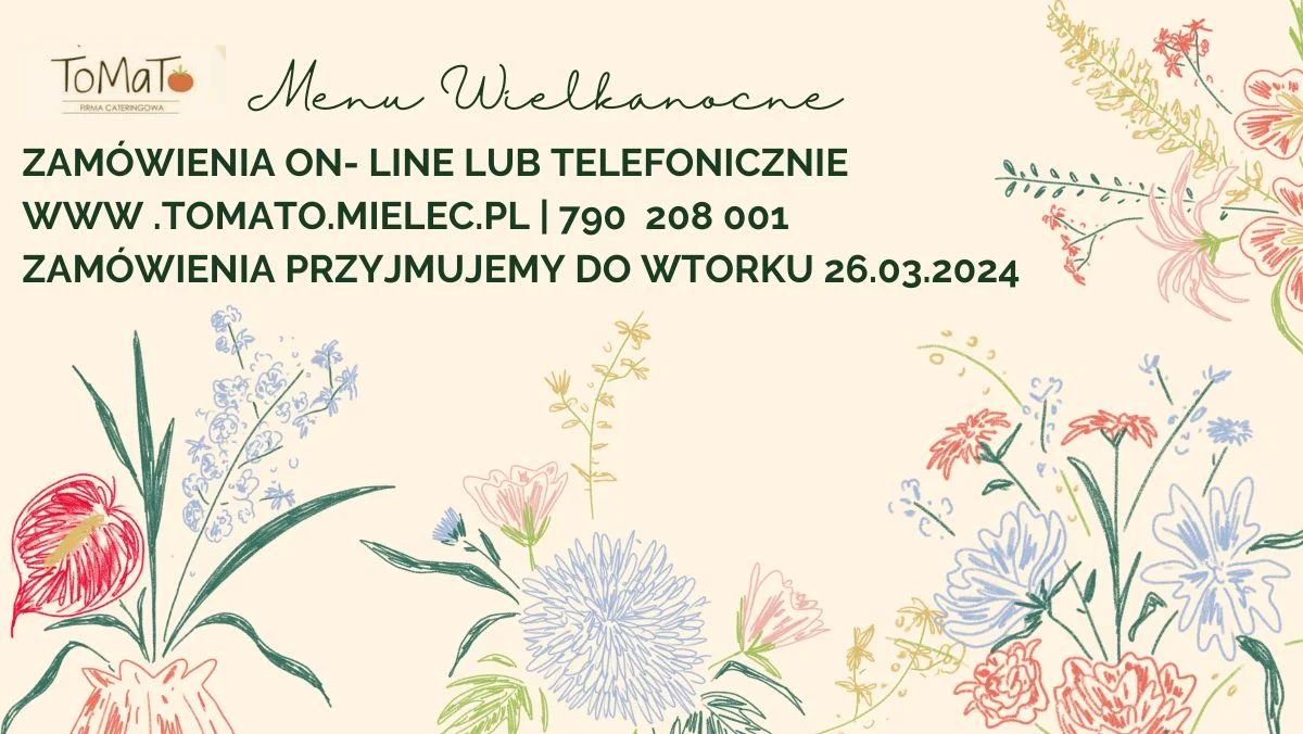 Menu Wielkanocne w Tomato - Zdjęcie główne