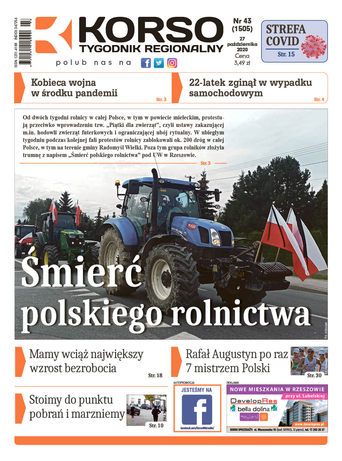 Tygodnik Regionalny KORSO nr 43/2020 - Zdjęcie główne