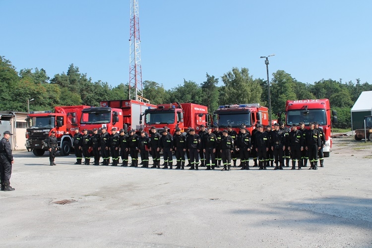 Strażacy z Podkarpacia ćwiczyli w Otałęży - Zdjęcie główne