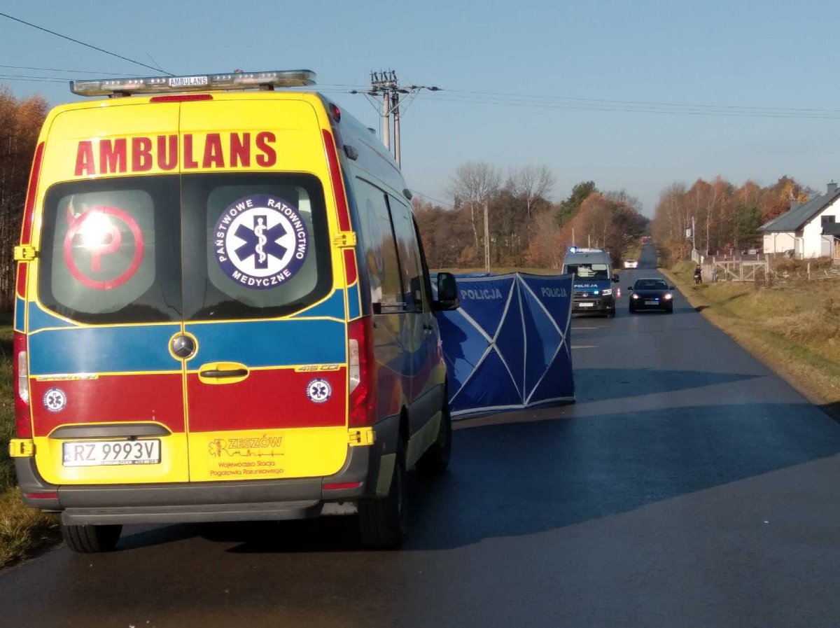 Tragiczny wypadek w Budach Głogowskich. Zginął rowerzysta [MAPA] - Zdjęcie główne