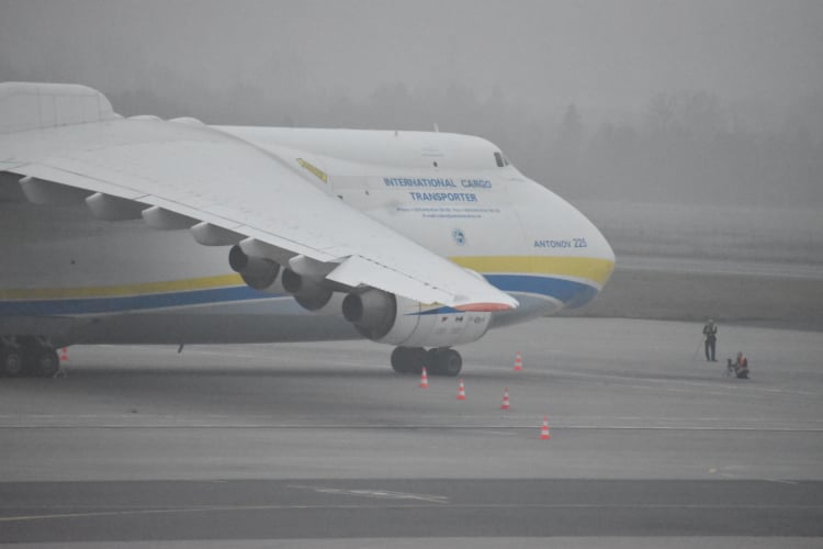 Antonov An-225 Mrija w Rzeszowie-Jasionce