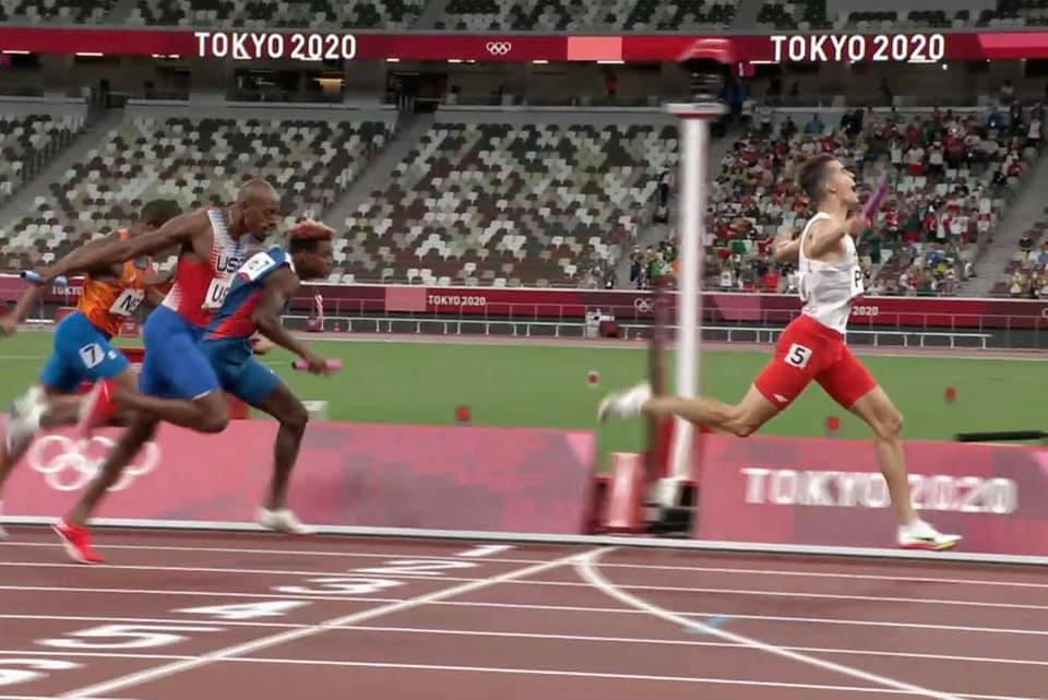 Złoto polskiej sztafety mieszanej 4x400 metrów w Tokio.