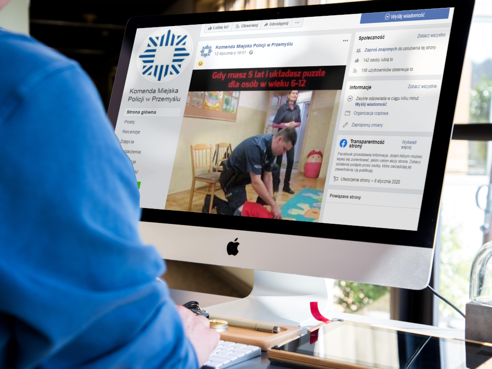 Uważaj! Ktoś podszywa się pod podkarpacką policję na Facebooku! - Zdjęcie główne