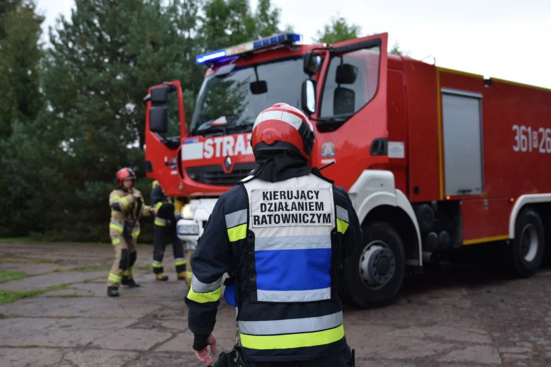 Wielki pożar jednej z hal tartaku w Czarnej. W akcji 100 strażaków - Zdjęcie główne