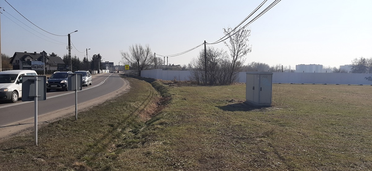 Ogrodzenie pomiędzy ul. Kwiatkowskiego i Żwirownią