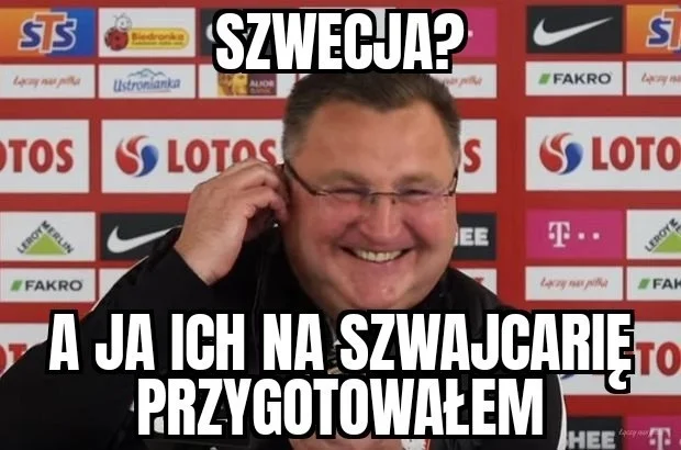 Memy po finale baraży: Polska - Szwecja