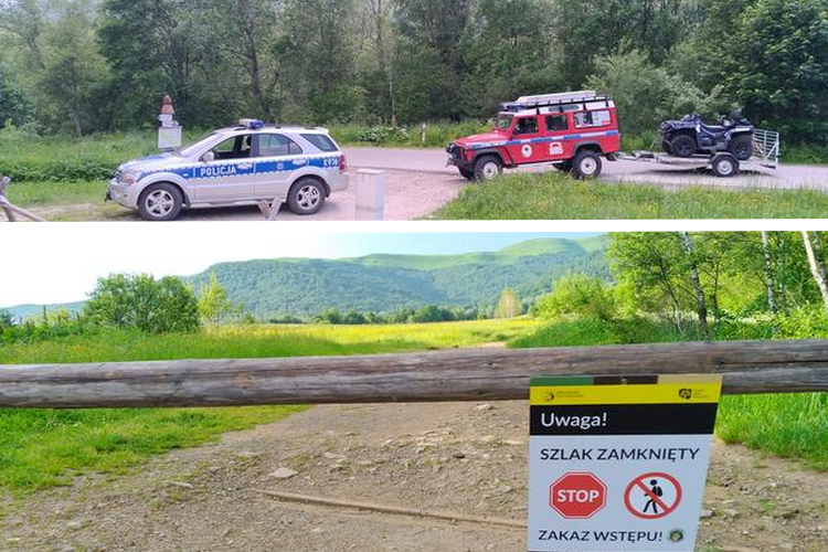 Niewybuch na Tarnicy. Szlaki zamknięte [FOTO] AKTUALIZACJA - Zdjęcie główne