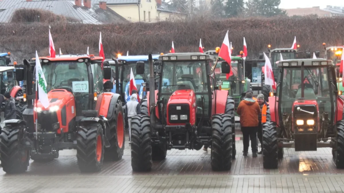 Protest rolników 2024: zablokowane drogi w świętokrzyskim. Policja wskazuje objazdy - Zdjęcie główne