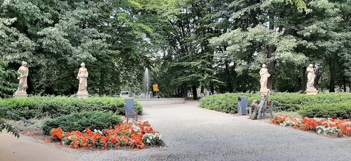 Miasto wyremontowało park, a mieszkańcy w „geście wdzięczności” zaczęli kraść kwiaty - Zdjęcie główne