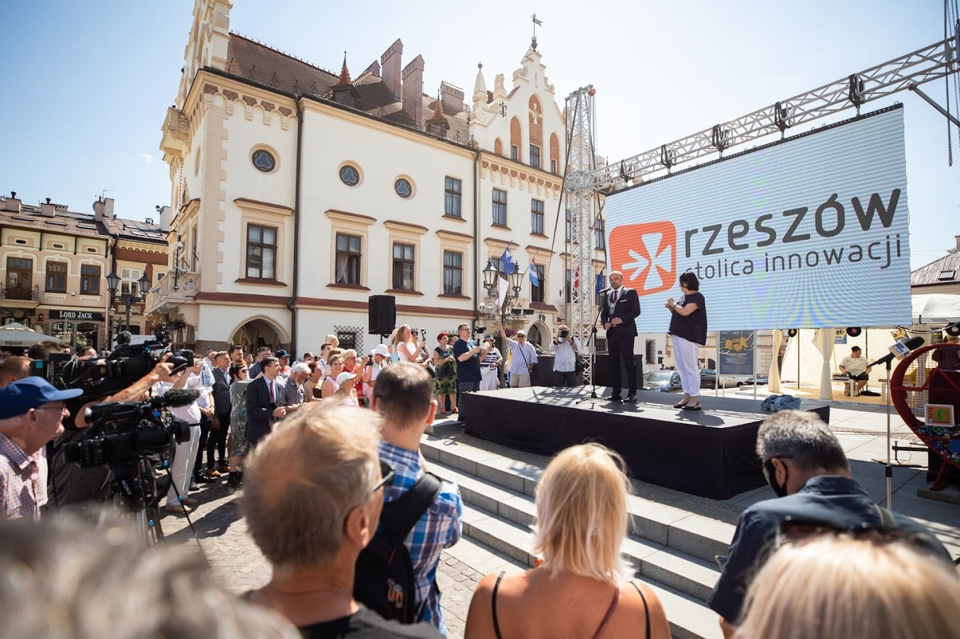 Zaprzysiężenie Konrada Fijołka na prezydenta Rzeszowa.