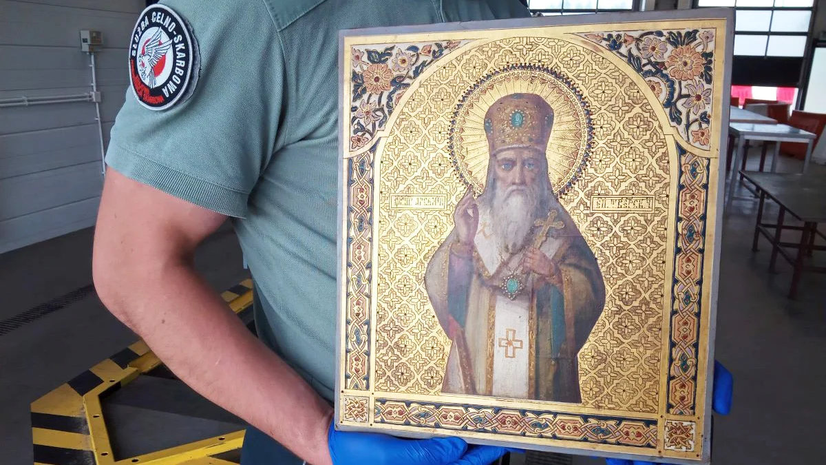 Próba przemytu przez polsko-ukraińską granicę w Korczowej. Celnicy odkryli zabytkową ikonę - Zdjęcie główne