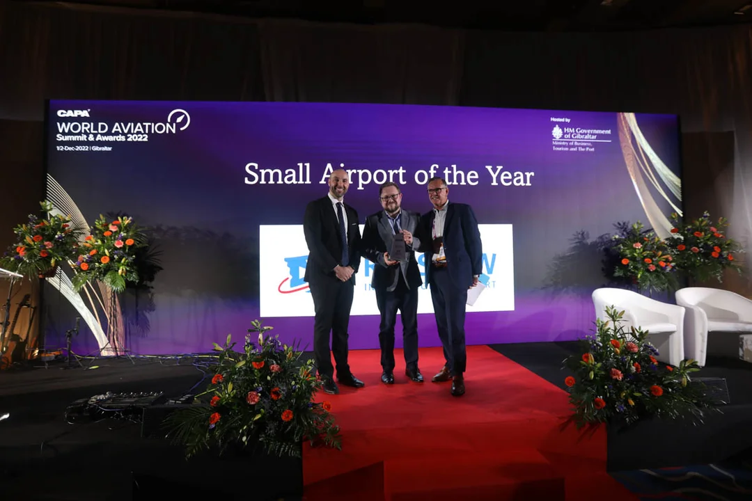 Port lotniczy Rzeszów-Jasionka z nagrodą "Mały Port Lotniczy Roku 2022” - Zdjęcie główne