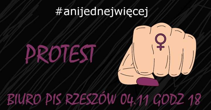 W czwartek w Rzeszowie protest pod hasłem „Ani jednej więcej”  - Zdjęcie główne