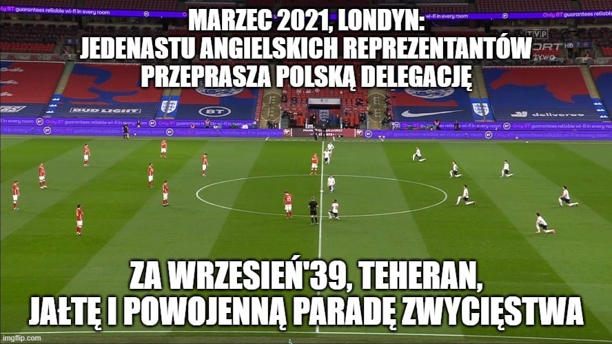 Memy po meczu Anglia - Polska: klękanie, Jezus i sąsiedzka uszczypliwość [ZDJĘCIA] - Zdjęcie główne