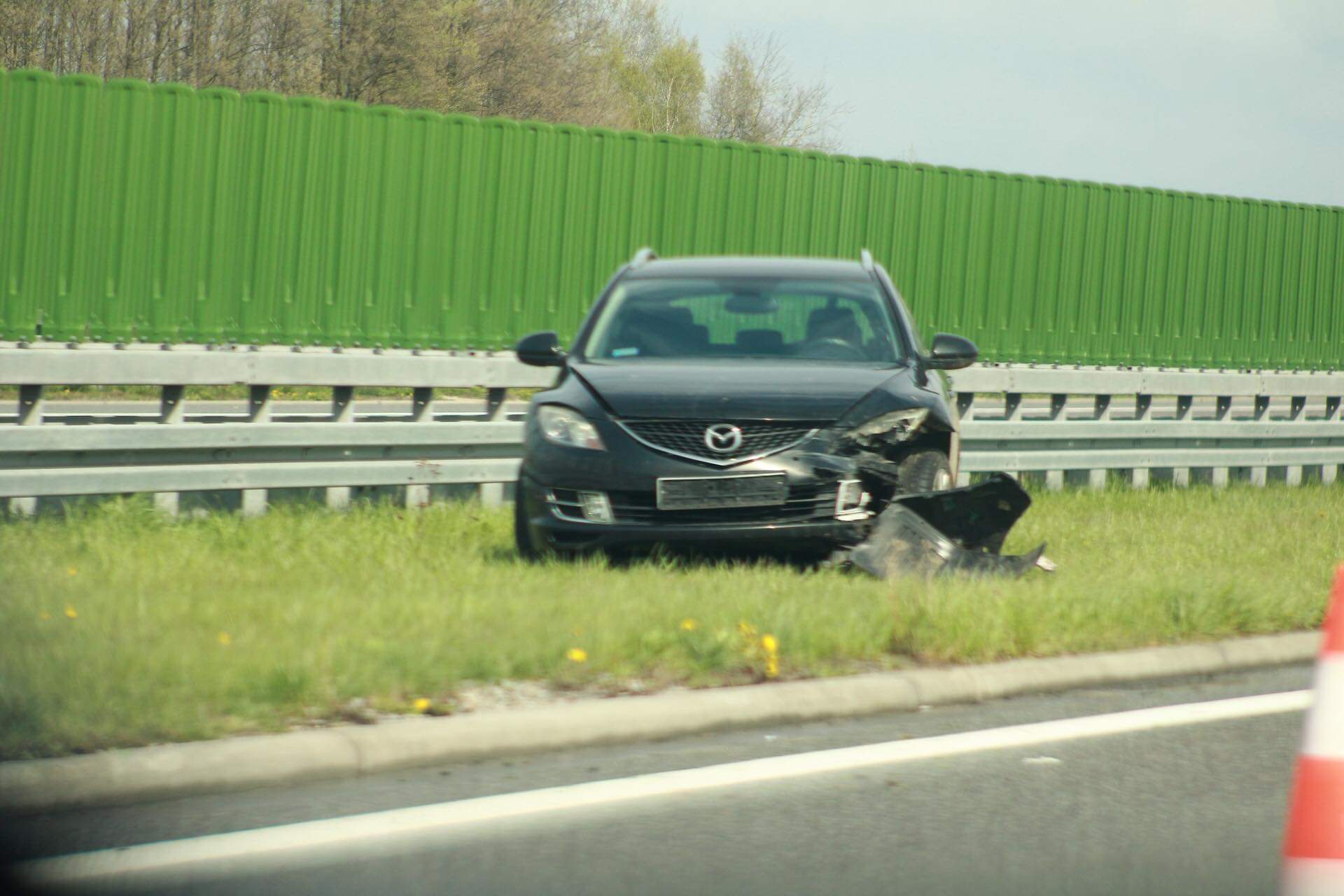 Wypadek na autostradzie A4! - Zdjęcie główne