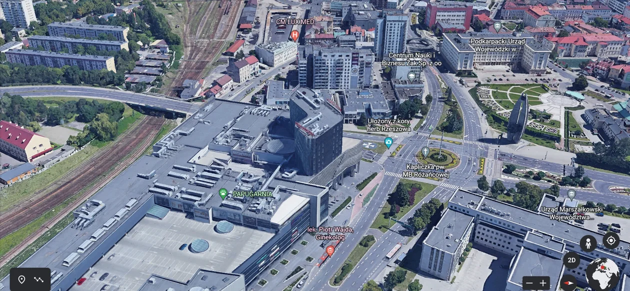 Podkarpackie miasta na zdjęciach satelitarnych Google Earth. Zobacz jak wygląda nasz region z góry - Zdjęcie główne