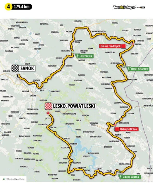 2.08.2022 ETAP 4 – LESKO, POWIAT LESKI – SANOK / 179,4 KM