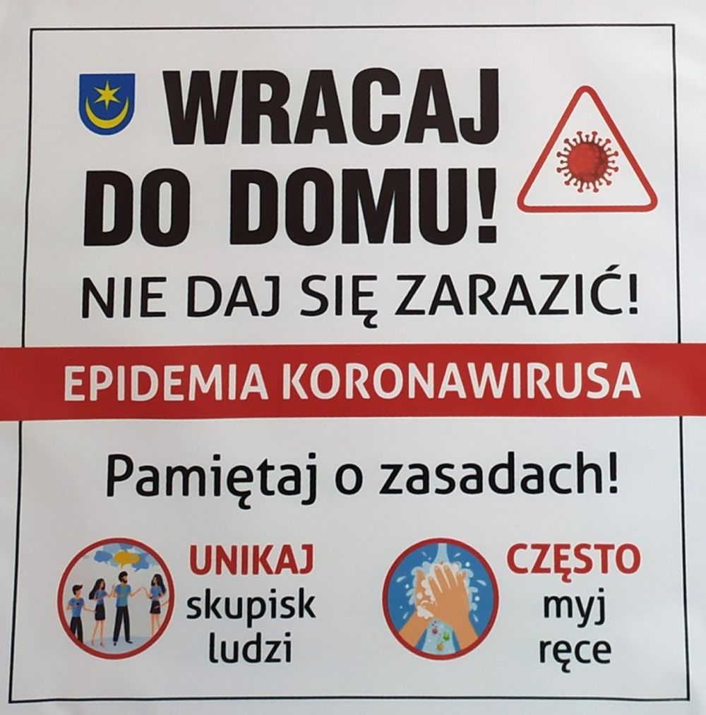 "Wracaj do domu! Nie daj się zarazić!" - Zdjęcie główne