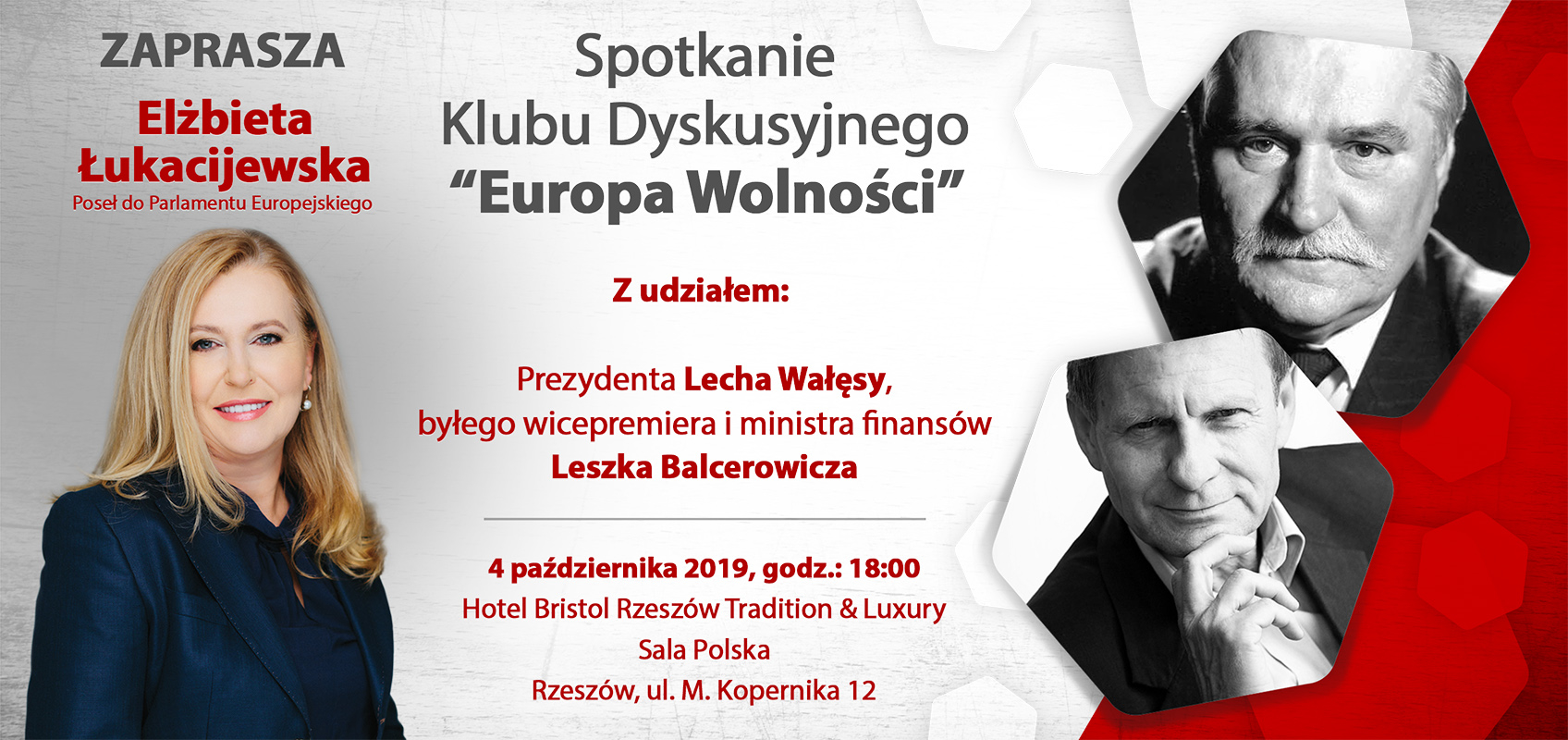Lech Wałęsa i Leszek Balcerowicz przyjadą do Rzeszowa - Zdjęcie główne